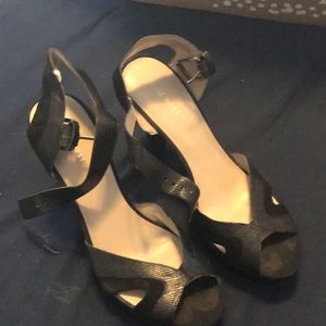 Platform heeled sandal